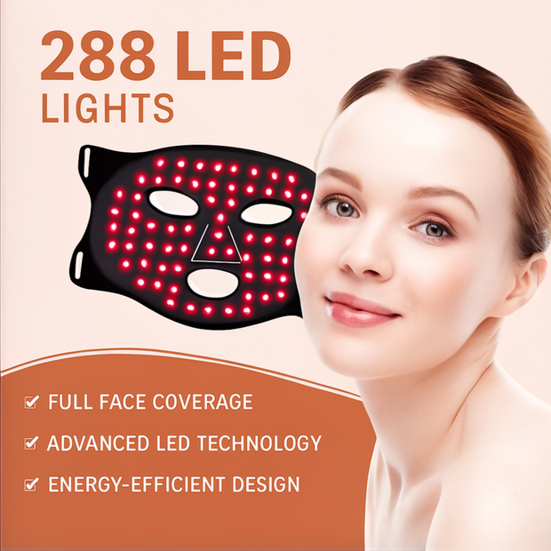 Skinivora™ LED Light Therapy Mask | Anti-Aging & Skin Rejuvenation
